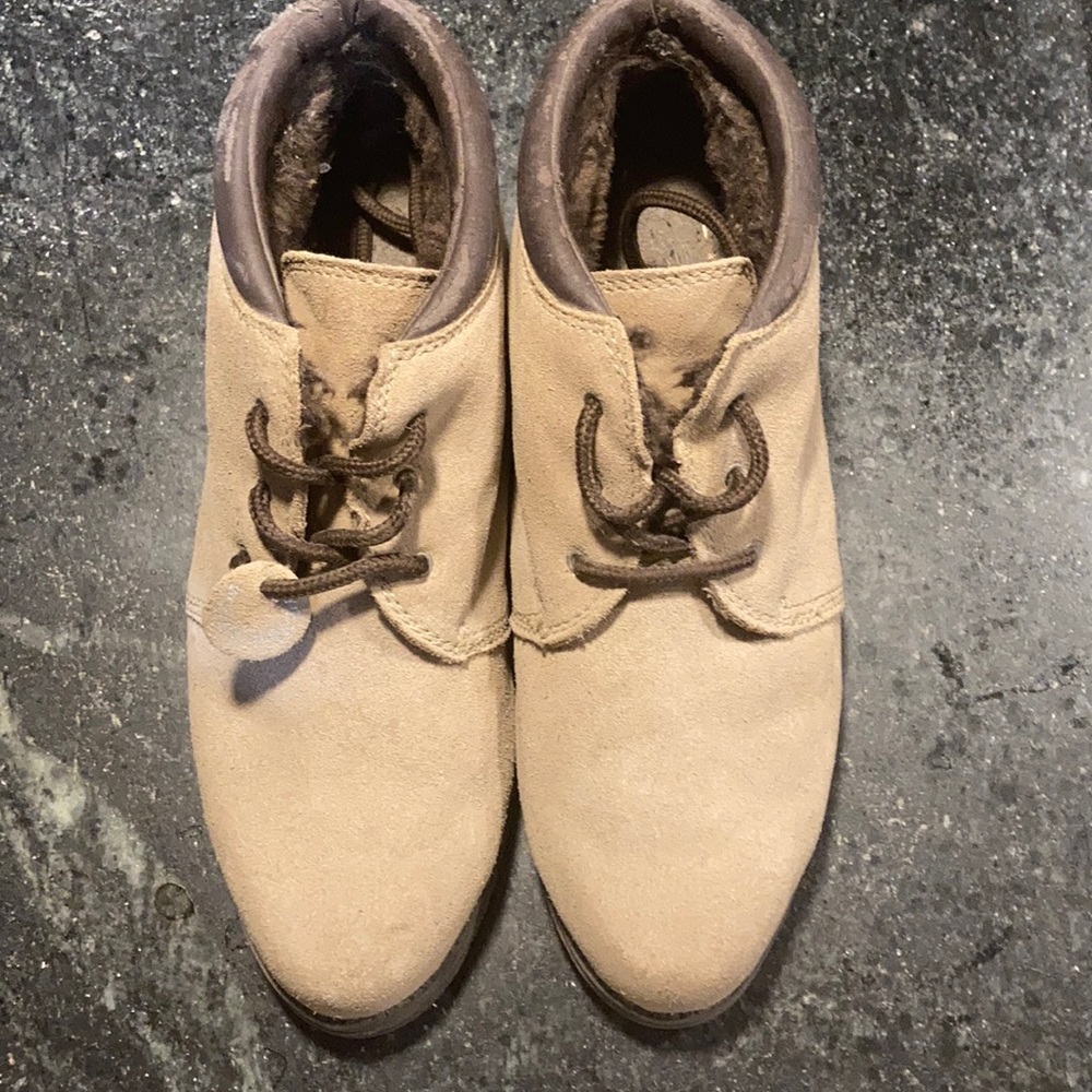 Suede ankle boots